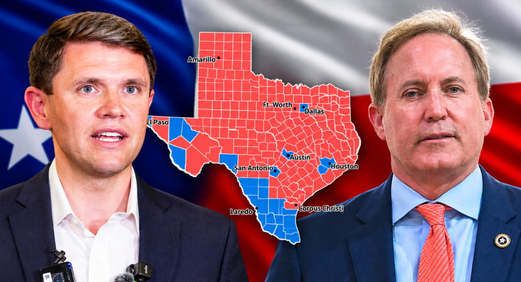 Poll: Paxton Leading Talarico in Texas U.S. Senate Race