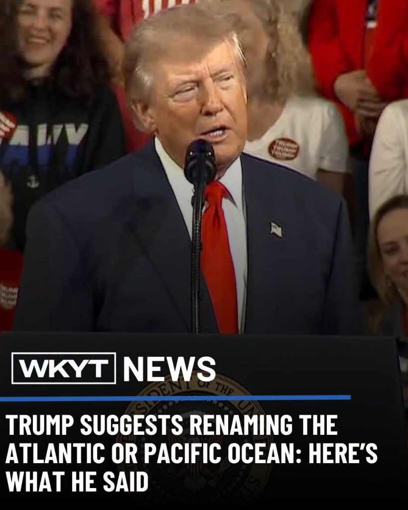 Trump Floats Renaming the Atlantic or Pacific After Himself at Tennessee Rally