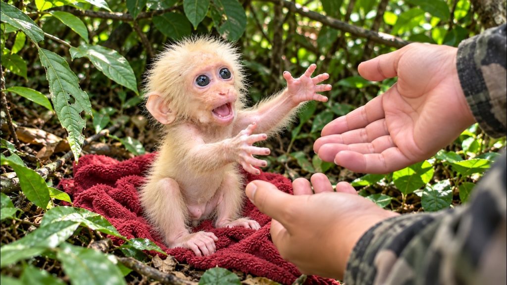 YouTube Video Shows Rescue of Abandoned Baby Monkey